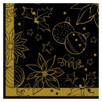 Tissue-Deluxe-Serviette, 40x40 cm, 3lagig, 1/4 Falz, 