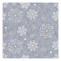 Linclass Serviette, 40x40 cm, 1/4 Falz, Xmas, 